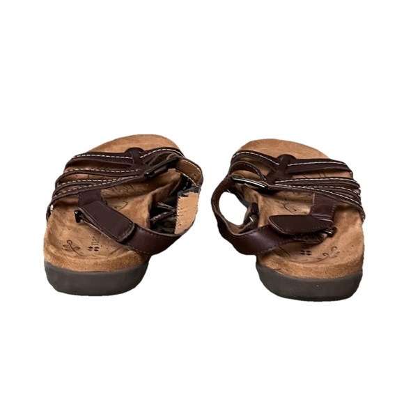 Naturalizer “Every” Brown Strappy Comfort Sandals Women’s 7.5M | Leather Sling - Picture 5 of 11